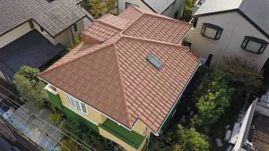 川崎市で築20年の戸建て ローマンタスカニーでおしゃれな屋根リフォーム