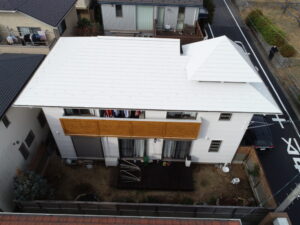 横浜市M様邸　屋根塗装（日本ペイント・サーモアイシリーズ４フッ素）・外壁塗装（日本ペイント・１液ファインフッソUV）・ウッドデッキ塗装