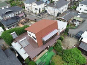 K様邸　町田市小山町　屋根葺き替え工事　外壁塗装