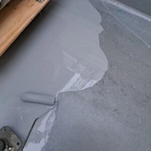 ベランダ防水トップコート塗装画像