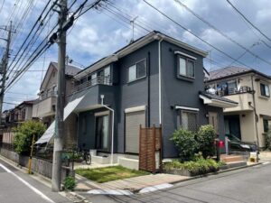 狛江市西野川　N様邸　屋根工事（屋根カバー工法）・太陽光脱着工法・外壁塗装工事