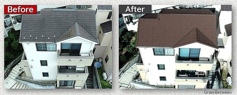 屋根カバー工法（ディーズルーフィング・エコグラーニ・カフェ）画像