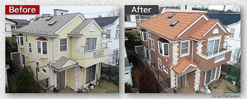 Before/After・外壁塗装・屋根カバー工法画像