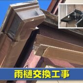 雨樋破損・修理の画像