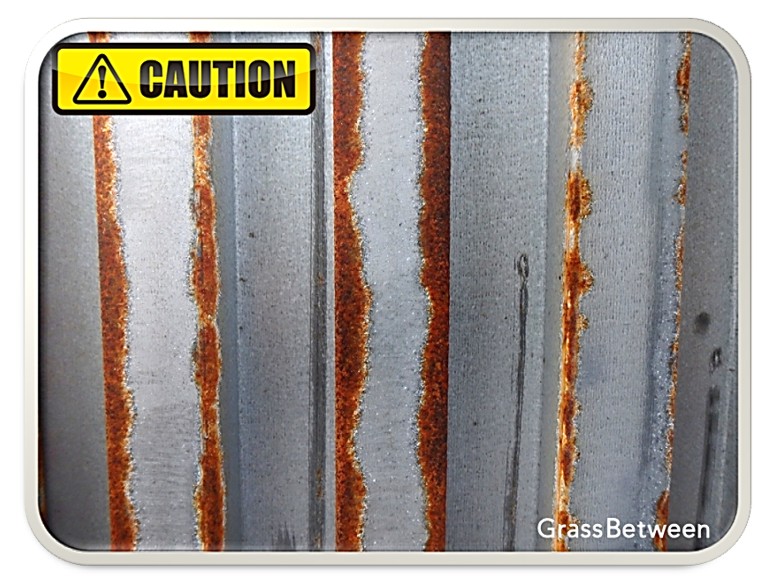 外壁劣化・サビ発生画像