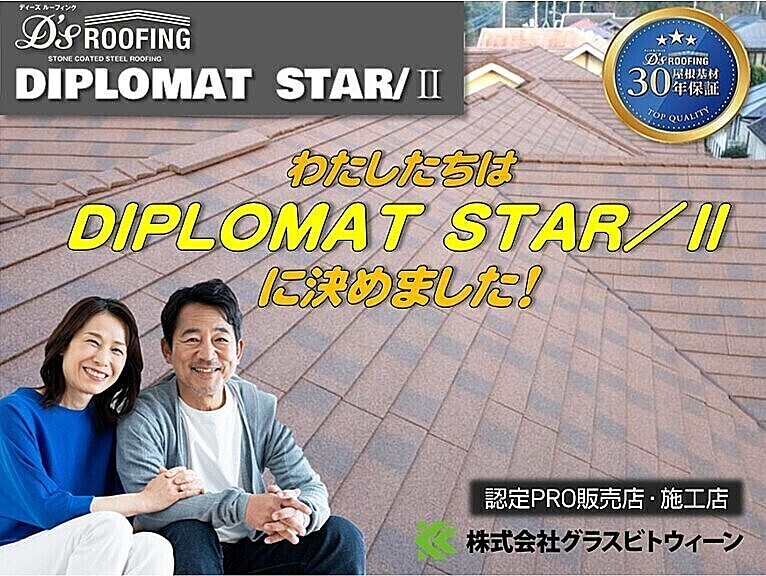 ディーズルーフィング「ディプロマットスター/Ⅱ」コマーシャル画像